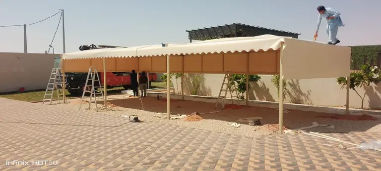 تنفيذ أحواض زراعة للمزارع