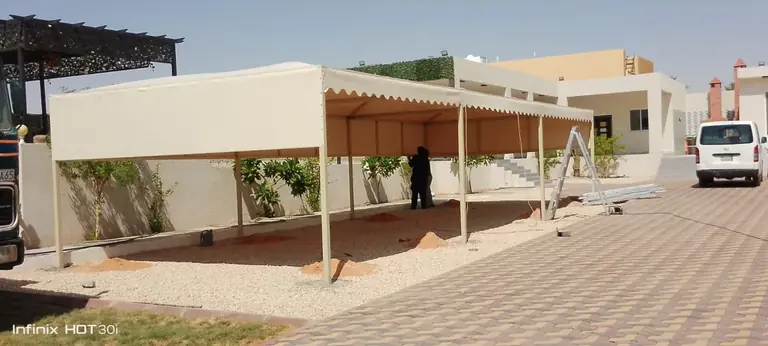 تنفيذ أحواض زراعة للمجمعات السكنية