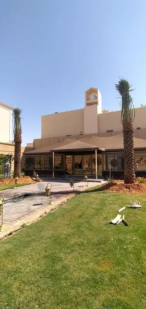 تنفيذ تصريف مياه الحدائق للمزارع